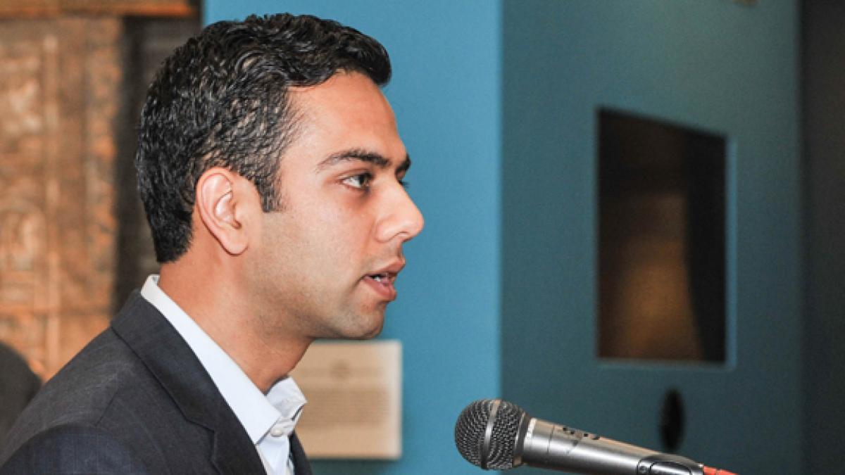 Hardik Gupta was this year's winner of the Bernard Shanbaum Prize for Excellence in Economics.